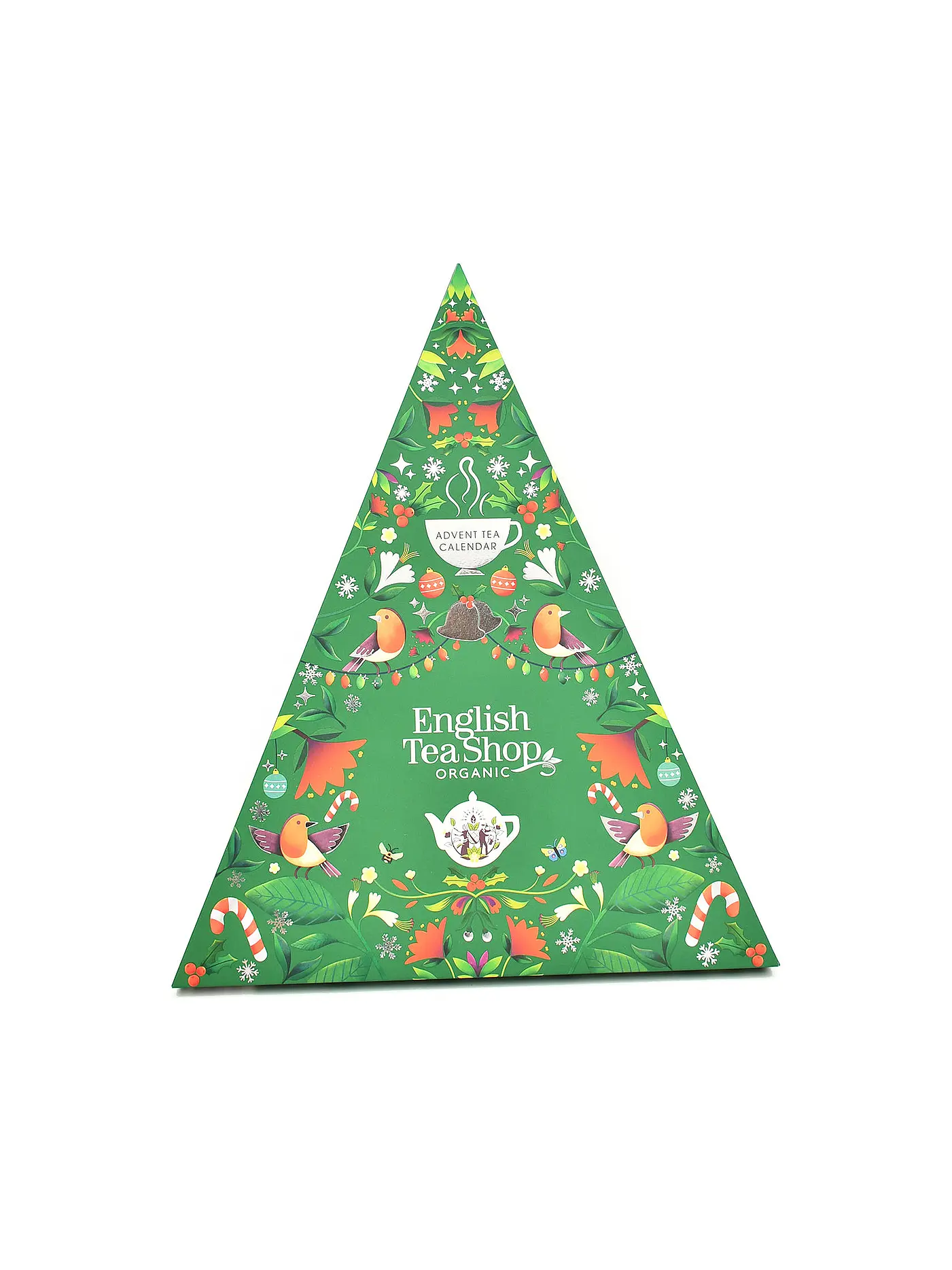 ENGLISH TEA SHOP | Tee Adventkalender 25 Beutel Gruen / Bunt | 